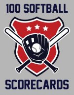 100 Softball Scorecards: 100 Scorecards For Softball Games