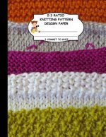 2: 3 Ratio Knitting Pattern Design Paper. I Commit To Knit: Knitting Crochet Graph Paper For Designing Your Own Patterns.