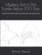 Mystery Dot to Dot Puzzles Below 100 Dots: Connect the Dot Puzzles for both Kids and Grown-Ups