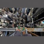 Vicarious Height Vertigo: An Array of Paintings