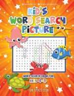 Kid's Word Search Picture: Word Search Book for Kids 4-8