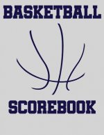 Basketball Scorebook: Basic 50 Game Basketball Scorebook - Scoring by Half