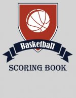 Basketball Scoring Book: Basic 50 Game Basketball Scorebook - Scoring by Half