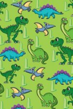 L: Dinosaur Alphabet Practice Writing Book for Kids