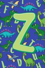 Z: Dinosaur Alphabet Practice Writing Book for Kids