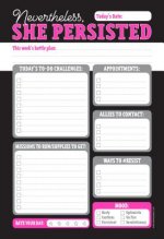 Note Pad Nevertheless, She Persist