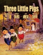Three Little Pigs (Traditional Chinese): 04 Hanyu Pinyin Paperback B&w