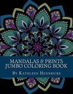 Mandalas & Prints Jumbo Coloring Book