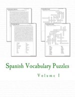 Spanish Vocabulary Puzzles - Volume 1