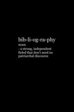 Bibliography Definition: Womens Book History