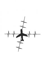 Aviation Aeroplano - 120 pagine, a righe, aviazione, pilota, volo, aeroporto, aviazione