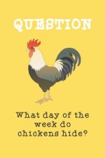 What day of the week do chicken hide?