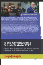 Is the Constitution a British Statute ?: In the land of over 80 million codes & color of law, the Constitution is swept under the rug and British stut
