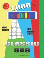 1,000 + Sudoku Classic 9x9: Logic puzzles easy - medium levels