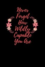 Never Forget How Wildly Capable You Are