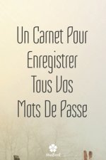 Un Carnet Pour Enregistrer Tous Vos Mots De Passe: Un carnet parfait pour protéger tous vos noms d'utilisateur et mots de passe
