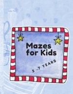 Mazes for kids 5 - 7 years old: Shapes and Square mazes in large size book