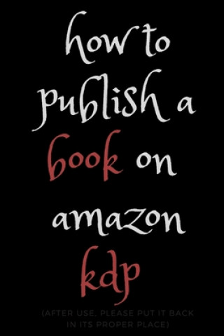 how to publish a book on amazon kdp