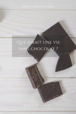 Que serait une vie sans chocolat ?: Carnet de note Mon petit carnet - Carnet de recette de cuisine - Livre de recueil pour cuisinier, pâtissier - 100