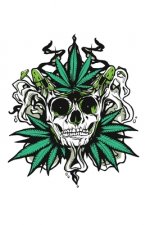 120 Pages DINA5: Cannabis Graphic Jorunal Book For Marijuana Smoker 120 Pages DINA5