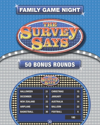 The Survey Says: 50 Fast Money Bonus Rounds in the Style of Family Feud (250 Survey Questions) (Coventry Entertainment Ltd)(Puha kötésű)