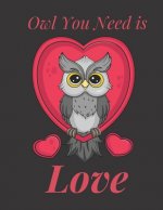 Owl You Need Is Love: Cute Adult Coloring Books for Couples