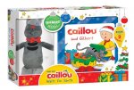 Caillou Waits for Santa Gift Set: Book with 2 Stories and Gilbert Plush Toy [With Plush]