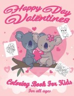 Valentine's Day Coloring Book for Kids: Lovely animals coloring books, Valentine's day coloring book, Baby books valentines day, Valentines day toddle