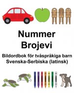 Svenska-Serbiska (latinsk) Nummer/Brojevi Bildordbok för tv?spr?kiga barn