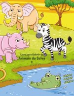 Livro para Colorir de Animais da Selva 2