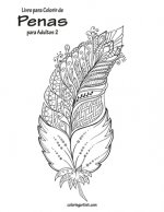 Livro para Colorir de Penas para Adultos 2