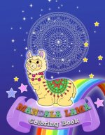 MANDALA -LAMA Coloring book: fpr kids and adults, relaxation, fun and creativity