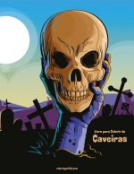 Livro para Colorir de Caveiras