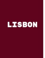 Lisbon: Decorative Book to Stack Together on Coffee Tables, Bookshelves and Interior Design - Add Bookish Charm Decor to Your