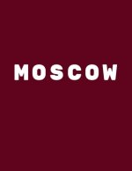 Moscow: Decorative Book to Stack Together on Coffee Tables, Bookshelves and Interior Design - Add Bookish Charm Decor to Your