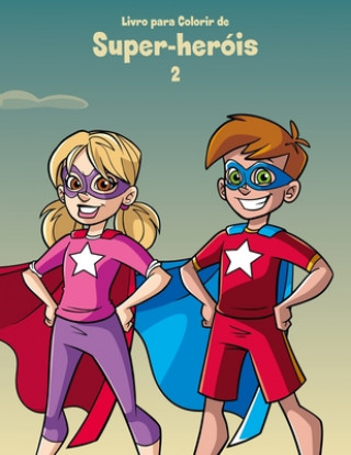 Livro para Colorir de Super-herois 2