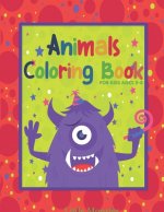 Animals colouring books: For kids & toddlers - activity books for preschooler - coloring book for Boys, Girls, Fun, ... book for kids ages 2-4