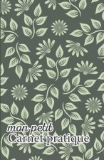 Mon petit Carnet pratique: Calepin ligné ou Carnet de notes - écriture notes rapides - petit format 12,85 x 19,84 broché - 151 pages - fond vert