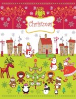 Christmas: A Beautiful Coloring Book With Christmas Design For Kids