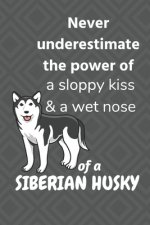 Never underestimate the power of a sloppy kiss & a wet nose of a Siberian Husky Dog: Siberian Husky Puppy Fans