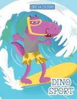 Dino Sport: libro da colorare