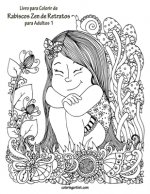 Livro para Colorir de Rabiscos Zen de Retratos para Adultos 1