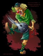 Livro para Colorir de Palhaços Assassinos e Assustadores