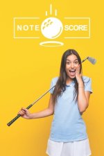 Note Score: Carnet de parcours de golf - Livret de Suivi Statistique de Score de Golf avec tableaux - cadeau idéal pour golfeur -