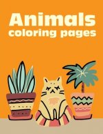 Animals Coloring Pages: Funny Animals Coloring Pages for Children, Preschool, Kindergarten age 3-5