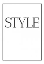 Style: A decorative book for coffee tables, bookshelves and end tables: Stack style decor books to add home decor to bedrooms
