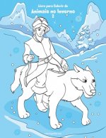 Livro para Colorir de Animais no Inverno 2