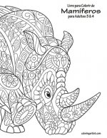 Livro para Colorir de Mamiferos para Adultos 3 & 4