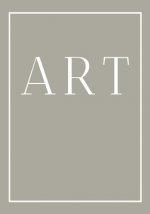 Art: A decorative book for coffee tables, bookshelves and end tables: Stack style decor books to add home decor to bedrooms