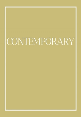 Contemporary: A decorative book for coffee tables, bookshelves and end tables: Stack style decor books to add home decor to bedrooms